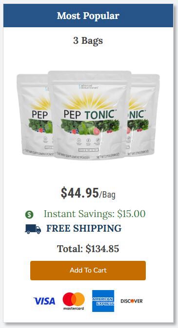 pep tonic 3 bags price